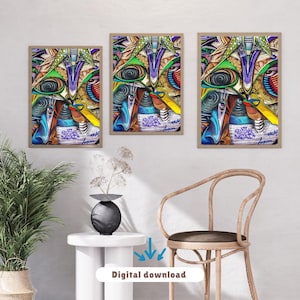 4800 Maximalist Wall Art, MEGA BUNDLE, Trendy Wall Art, Maximalist Gallery Wall Set, Eclectic Wall Art, Maximalist Home Decor,