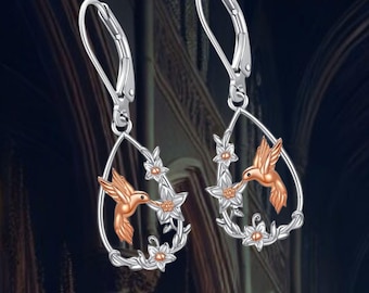 Kolibri Ohrringe Sterling Silber Vogel Schmuck für Mutter Tochter Weihnachten Kolibri Schmuck Geschenke für Frauen