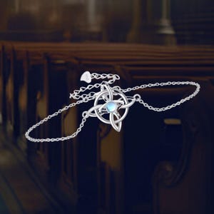 Evil Eye Witches Knot Bracelet 925 Sterling Silver Jewelry for Women