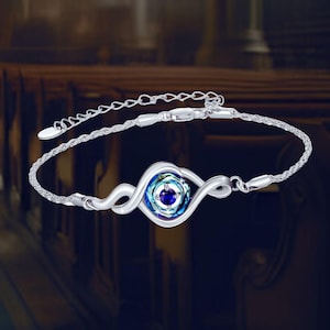 Evil Eye Bracelet For Women 925 Sterling Silver Evil Eye Jewelry