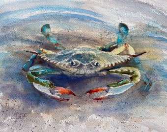 Orange Clawed Crab