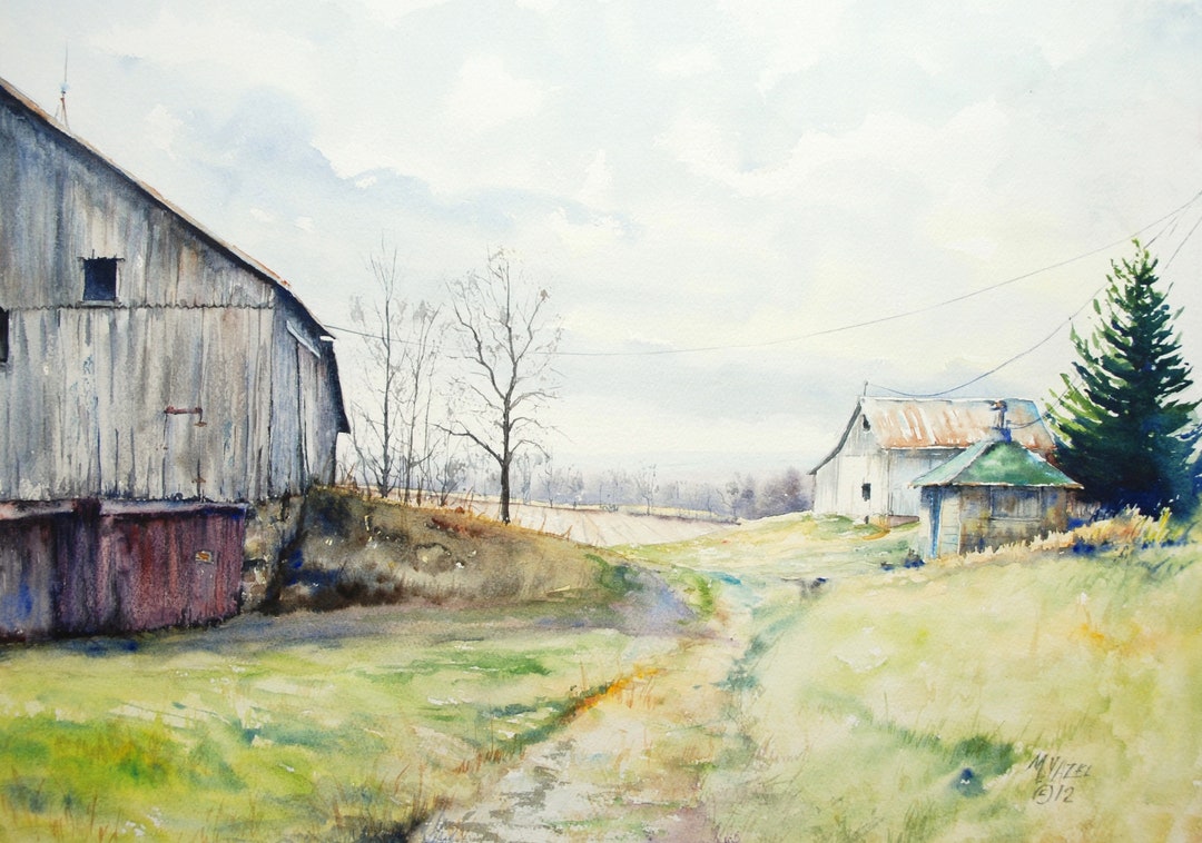 Coming Home Print of My Original Water Color Etsy