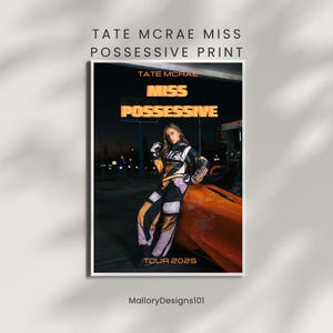 Tate McRae Miss Possessive Poster