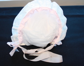 Vintage Handmade Christening/Baptism Hat