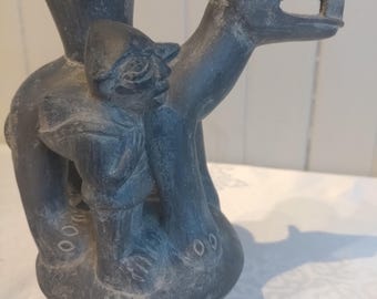 Vintage Pre Columbian Ceramic pottery Peru