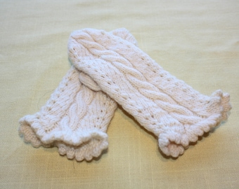 Vintage Hand Knitted Mittens