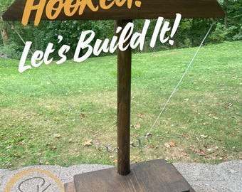 Hooked - Bordspel med krok och ring / DIY-byggplan