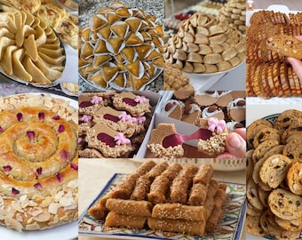 Traditional Moroccan Dessert Recipes PDF | 5 Easy Moroccan Sweets | Homemade Moroccan Pastries | Arabic Dessert Cookbook | Instant Download