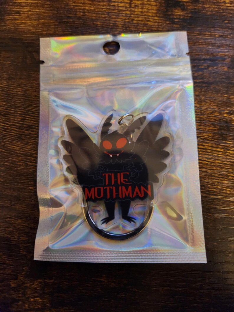 Mothman Key Chain Mothman Keychain - Etsy