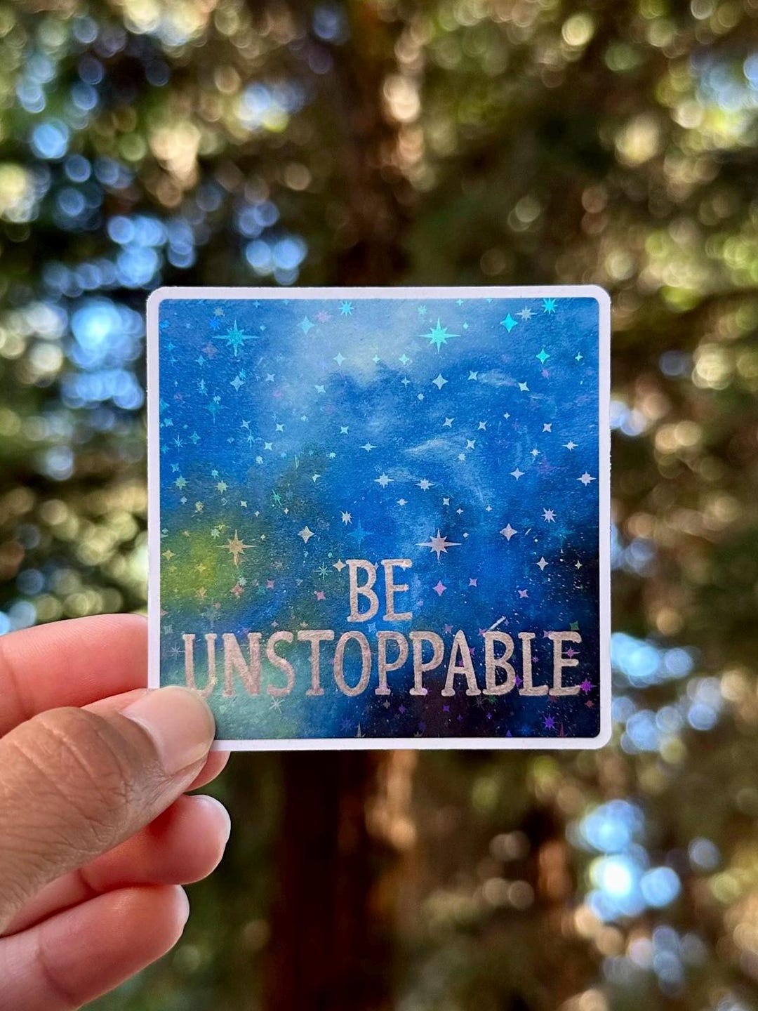 Be Unstoppable Sticker | Planner Sticker | Vision Board Motivational ...