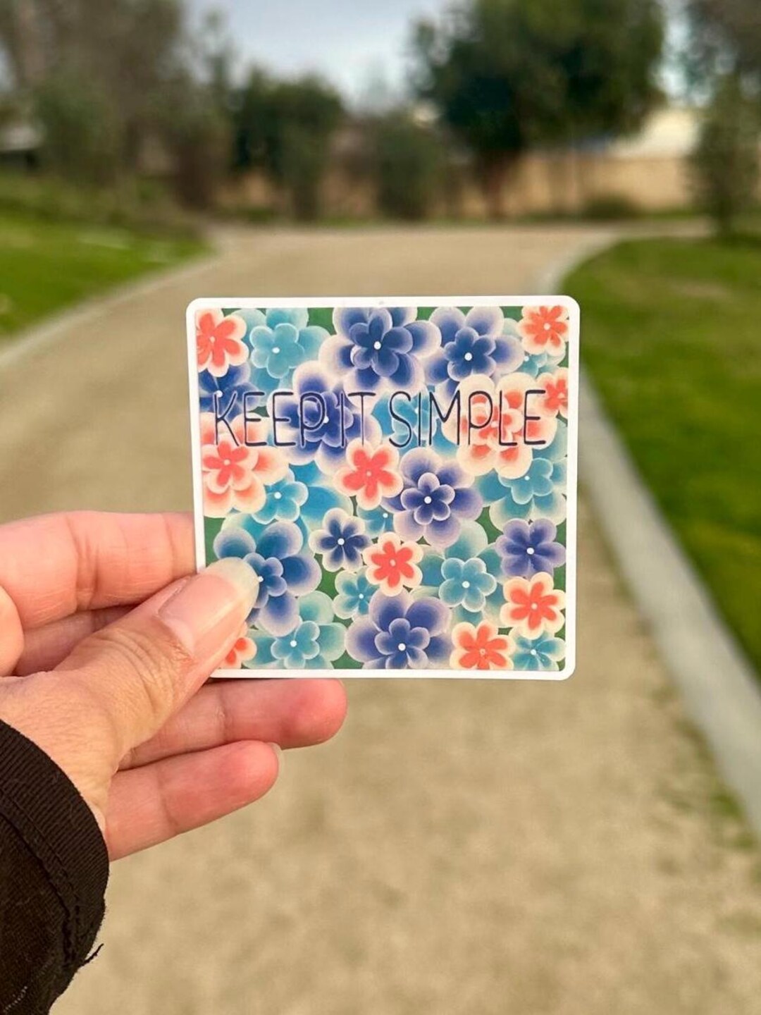 Keep It Simple Sticker | Planner Sticker | Vision Board Motivational ...