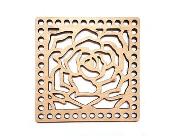 Plywood buttom for knitting napkin holder 4 IN
