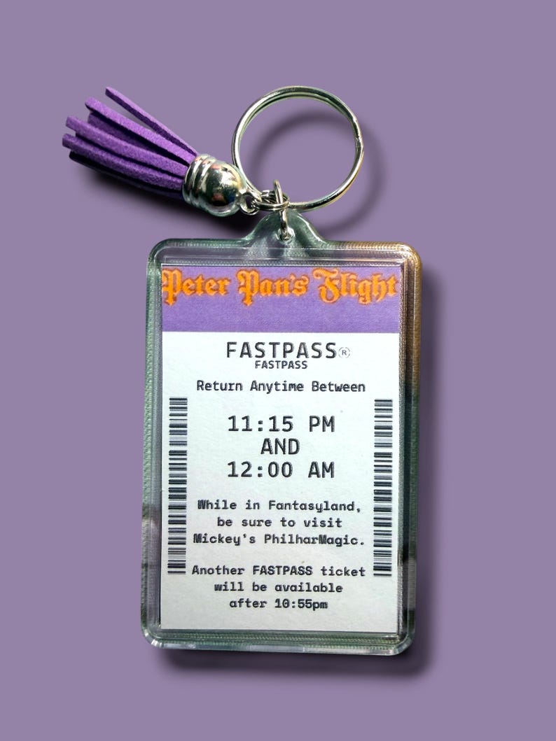 Magic Kingdom FastPass Keychain imagen 1