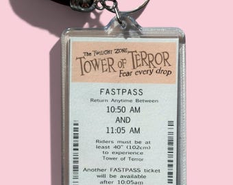 Hollywood Studios FastPass Disney Keychain