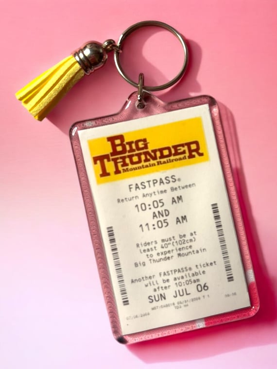 Magic Kingdom FastPass Disney Keychain