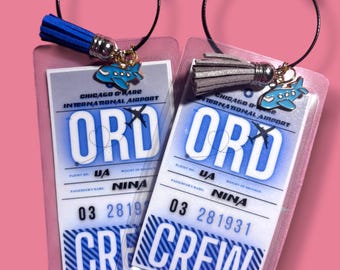 Flight Crew Customizable Bag Tag