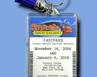 Magic Kingdom FastPass Keychain