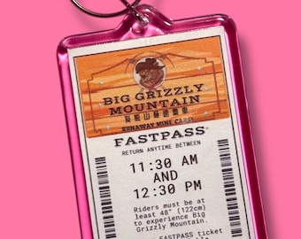 Llavero FastPass de Disneyland Hong Kong