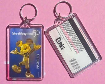 Disney Passholder Keychain Customizable
