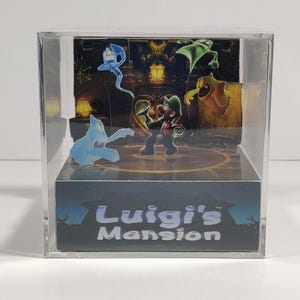 Luigi’s Mansion 3D Cube Diorama