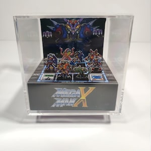 Megaman X vs Mavericks 3D Cube Diorama