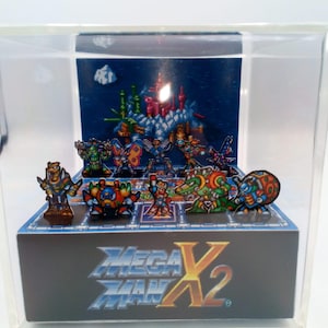 Megaman X2 3D Cube Diorama