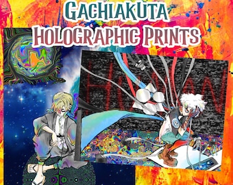 Gachiakuta Rudo Zanka Hand-made Holographic Prints