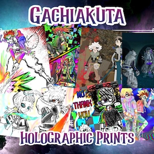 Gachiakuta Holographic Hand-made Prints