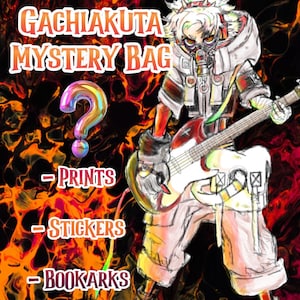 Gachiakuta Mystery Package Stickers holographiques faits main Impressions Signets