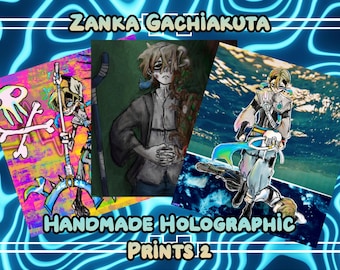 ガチアクタ・ザンカ ハンドメイドホログラフィックプリント2 - Etsy 日本