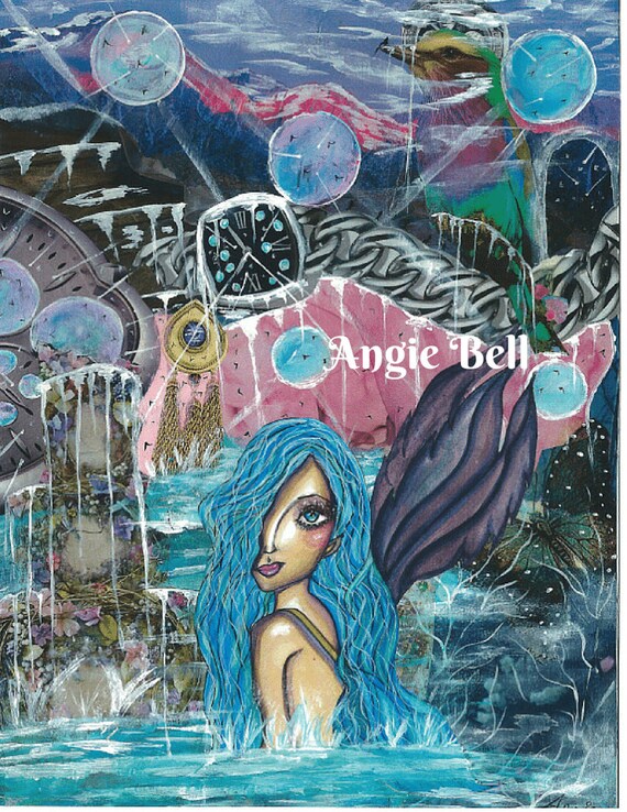Fairy Land Salvaged Art 8x10 Etsy Fairy Land Salvaged Art 8x10 Etsy