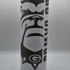 College football inspired custom engraved Tumbler with a bulldog