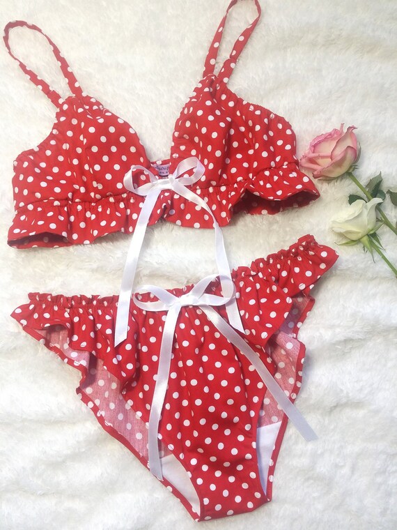 frilly bralette