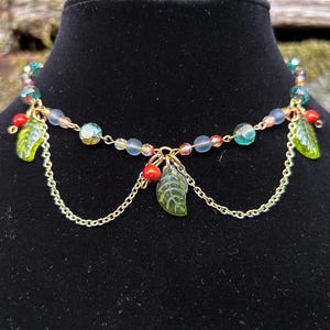Summer Berry Necklace and Earrings
