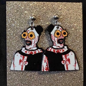 Terrifier Earrings with stainless steel studs