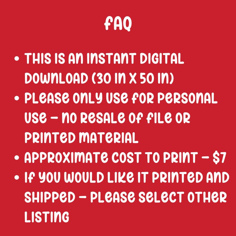 Giant Christmas Coloring Poster, Holiday Coloring Page, Gift for Kids