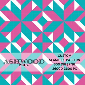 Geometric Star Seamless Pattern High Quality 300 DPI PNG 3600 x 3600 px, Quilt Repeating Pattern, Barn Quilt Design, Pattern for Makers