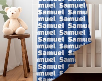 Manta personalizada personalizada, manta para bebé, manta con nombre, manta de regalo para niña, manta para bebé, manta para niños, regalo personalizado, regalo personalizado