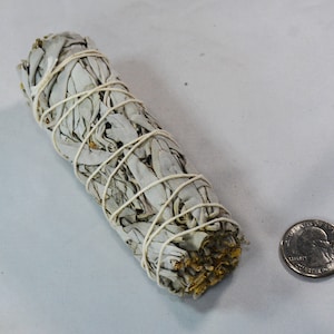 Natuurlijke wierook: kleine bundel witte salie (smudgestokje)