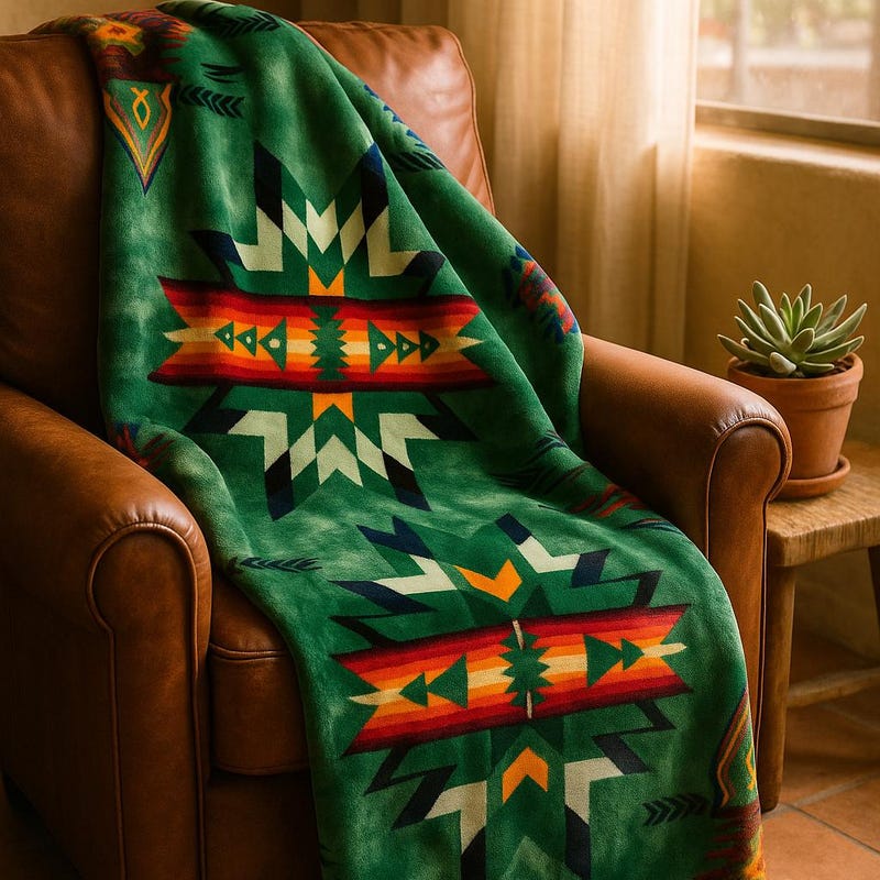 Tribal Winds Rider Quilted Blanket NCU0DV1569