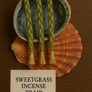 New Mexico Sweetgrass Braid - Sweet Grass Incense - Organically Grown