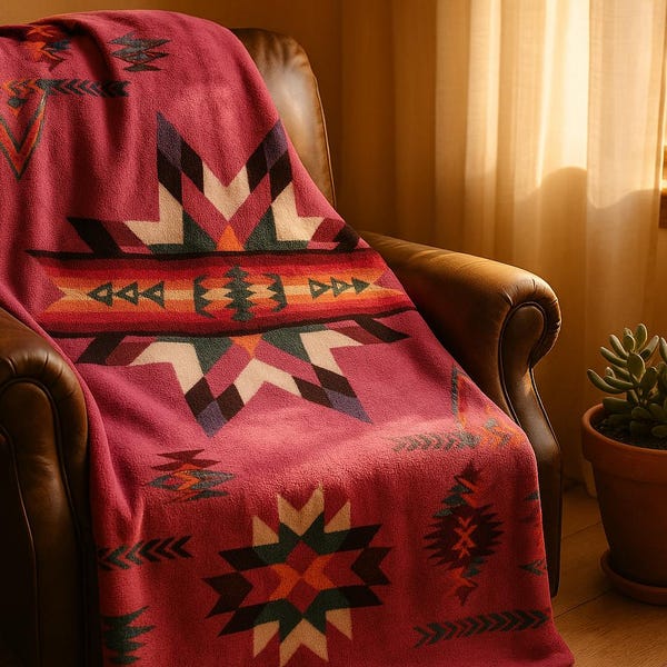 Tribal Hippie Trippy Blanket