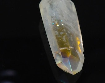 Angel Aura Quartz Crystal Point Stone