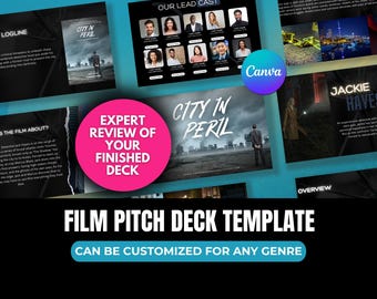 Canva Film Pitch Deck Template: Customizable Movie Presentation with Expert Review