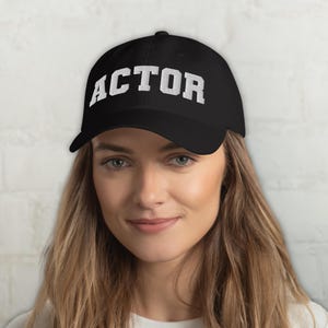 Actor Hat Gift for Actors and Actresses Opening Night Gift for Theatre Kid Aspiring Actor Birthday Film Set Outfit Voice Actor Cap