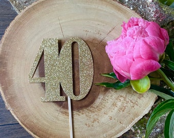 40th Birthday Centerpiece (Qty. 1)| 40th Anniversary| 40th Birthday Decorations| 40 Centerpiece Stick| Forty Stick| Forty Centerpiece Stick