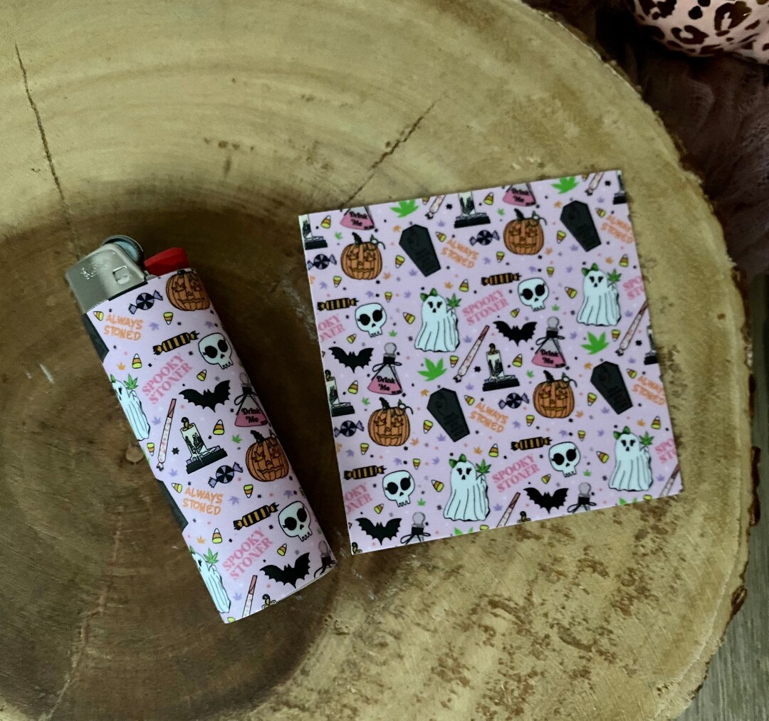 Halloweed Lighter qty. 1 Spooky Stoner Gifts for Stoners Lighter Sleeve