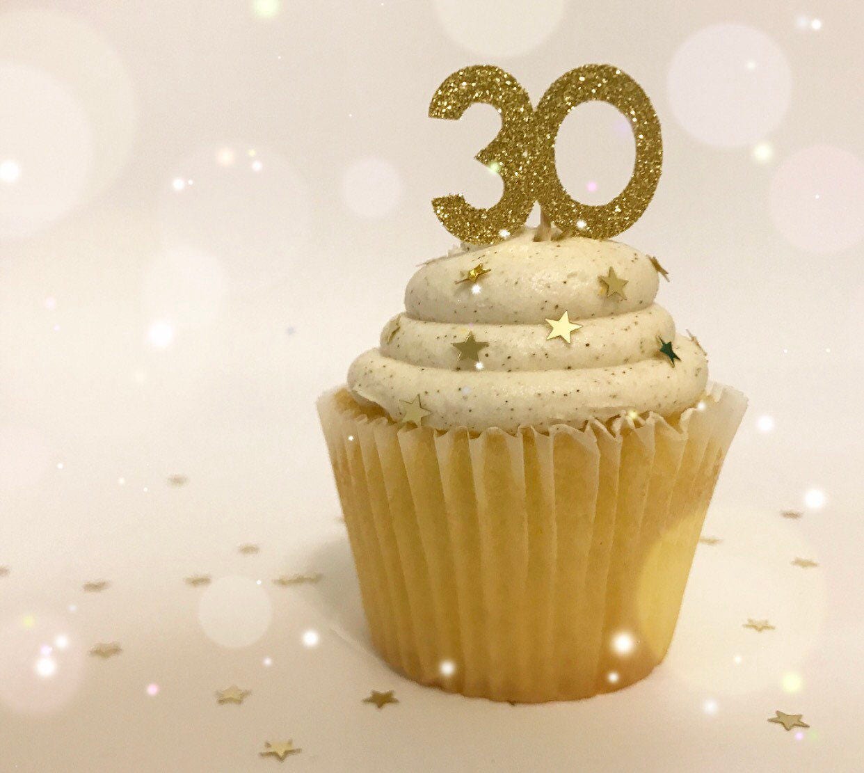 30th Birthday Cupcake Toppers