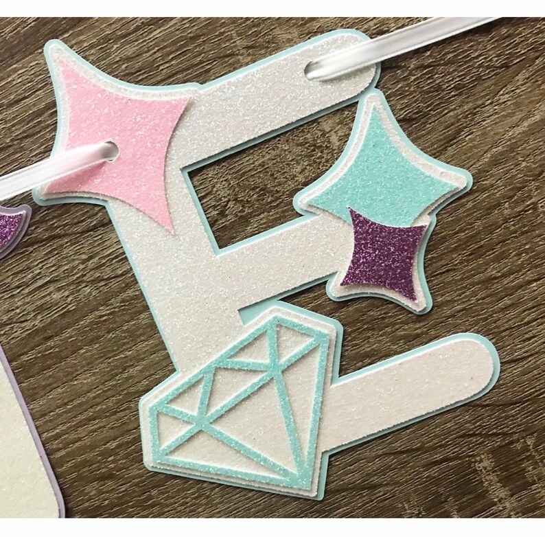 HighChair Banner Unicorn Garland Unicorn Banner Unicorn Bunting