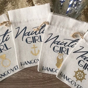 Nauti Girl Hangover Kit (Qty. (1)| Nautical Bachelorette| Nautical Bride| Let's Get Nauti| Oh Ship Kit| Nauti Bride Kit| Survival Kit